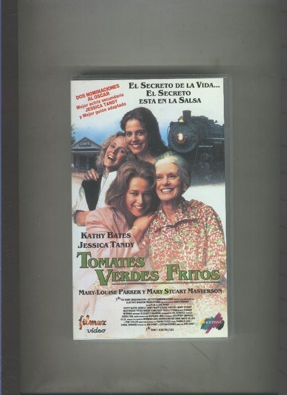 Video VHS: Tomates verdes fritos (Kathy Bates-Jessica Tandy)