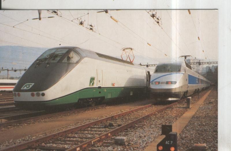 Postal 011398: Trenes de Gran Velocidad Europeos
