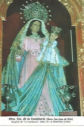 POSTAL 54435: Nuestra Señora de la Candelaria. Jerez de la Frontera Cadiz