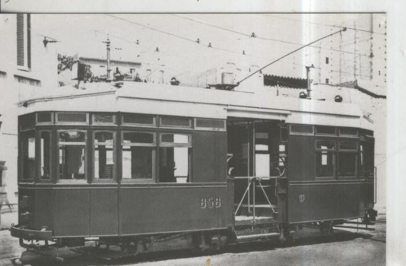Postal 011364: Tranvias de Barcelona cochen numero 858