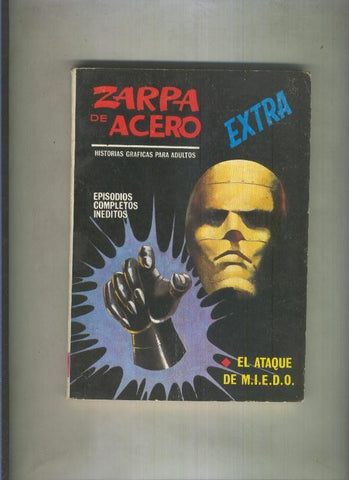 Zarpa de Acero tapa carton numero 16: El ataque de M.I.E.D.O
