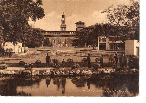 Postal 026948 : Milano. Parc et Château de Sforza