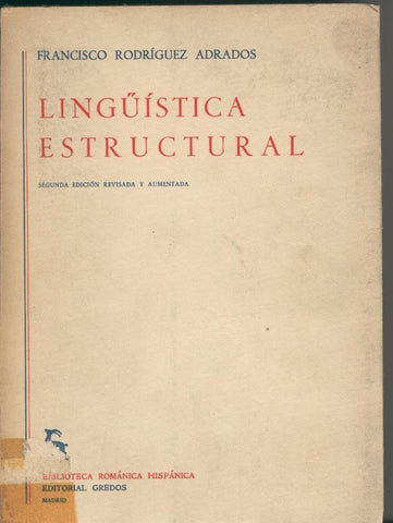 Linguistica estructural