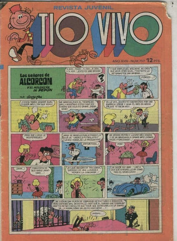 Tio Vivo segunda epoca numero 0757 (numerado 4 en trasera)