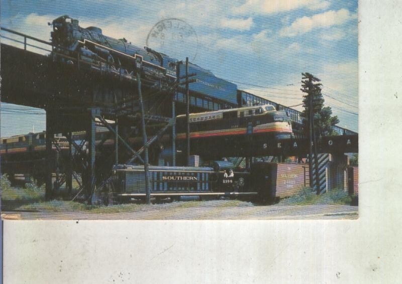 Postal 013526: Cruce lineas ferrocarril en USA