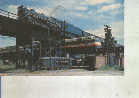 Postal 013526: Cruce lineas ferrocarril en USA