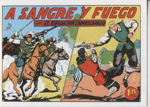 El Espadachin Enmascarado facsimil numero 018: a sangre y fuego