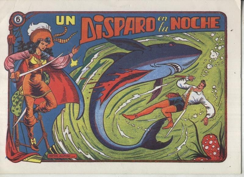La capitana facsimil numero 06: Un disparo en la noche