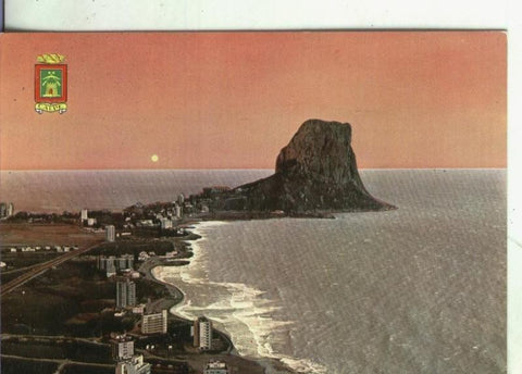 Postal 001839: Alicante-Calpe (vista al atardecer)