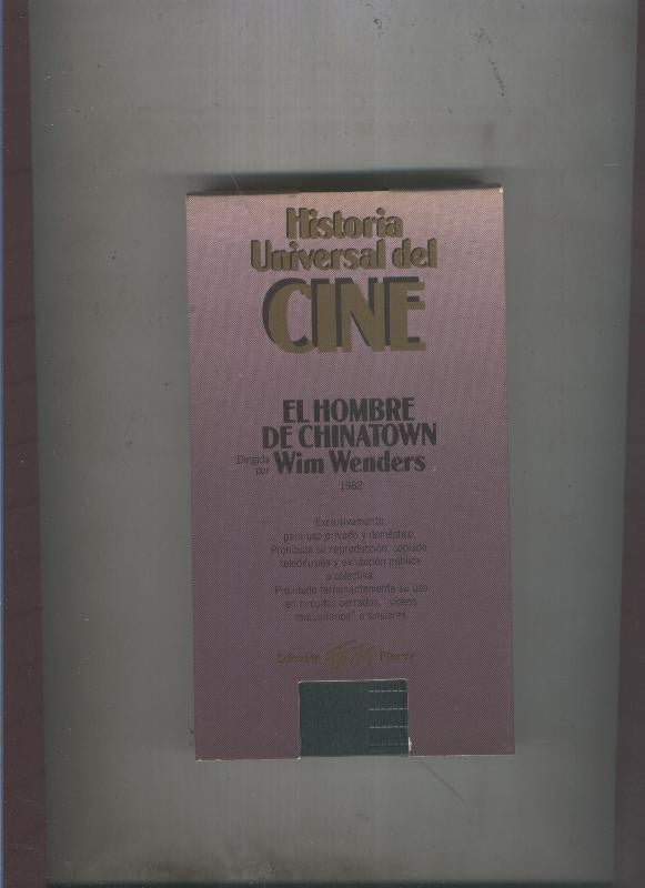 Video VHS: Historia Universal del Cine: El hombre de Chinatown