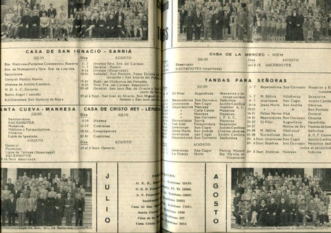 Perseverancia revista de la O.E.P. tomo artesanal con las revistas del año 1949