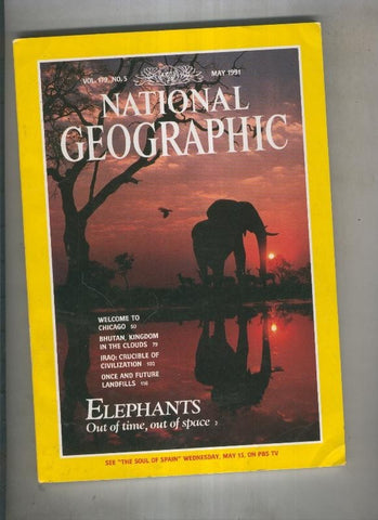National geographic 1991 May: Elephants