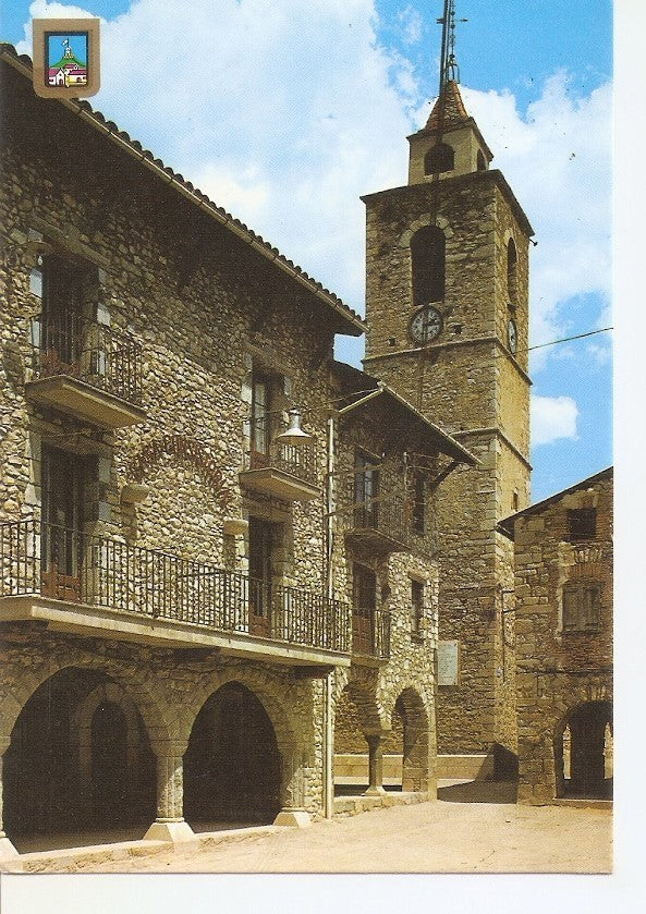 Postal 040388 : Bellver de Cerdanya (Lleida). Plaza Major