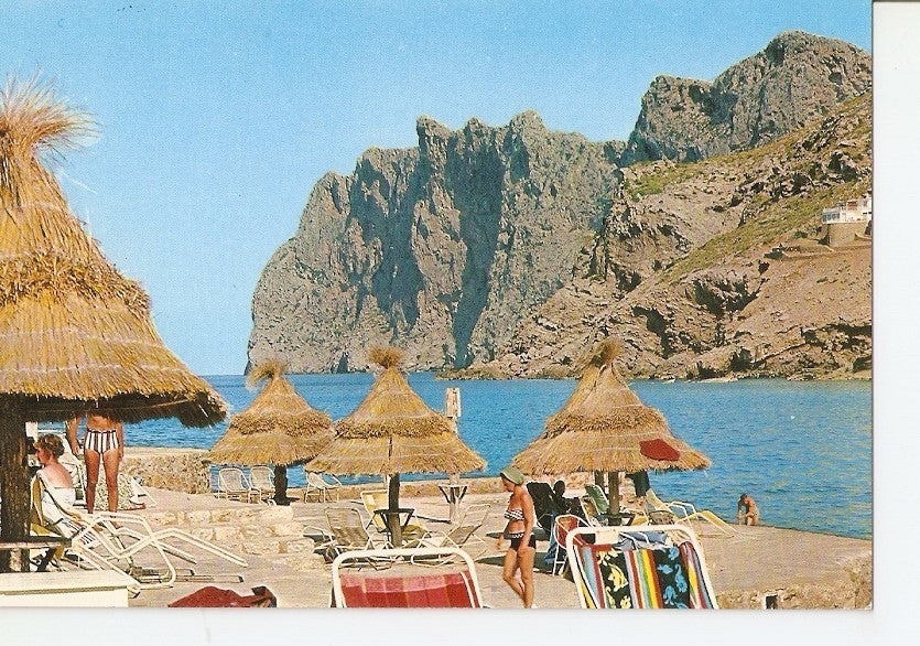 Postal 040365 : Cala San Vicente Mallorca. Detalle