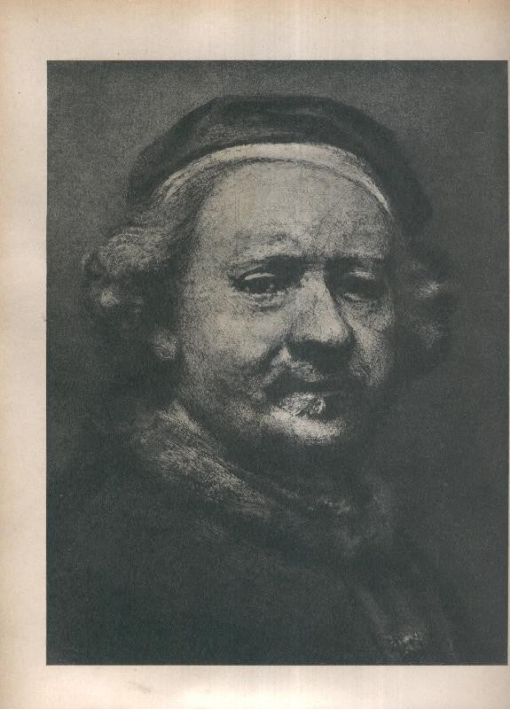 Rembrandt lamina 064: Autoretrato
