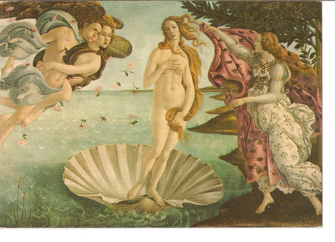 Postal 037506 : Firenze. Galleria Uffizi - Botticelli - Nascita di Venere