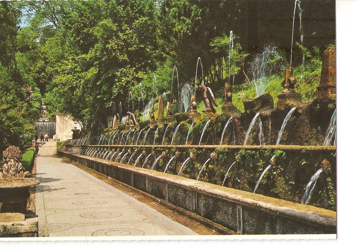 Postal 038178 : Tivoli - Villa dEste. Allee des Cent Fontaines