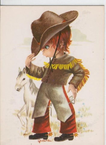 Postal 006868: Dibujo infantil, ilustracion de Gallarda