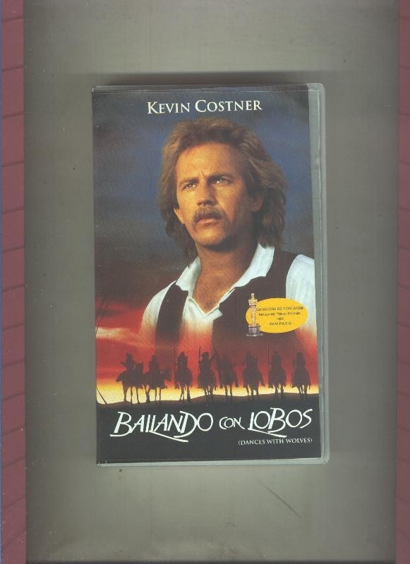 Video VHS: Bailando con lobos (Kevin Costner(