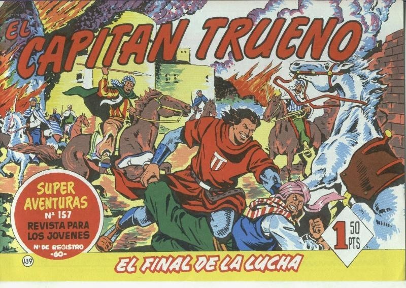 El Capitan Trueno facsimil numero 139: El final de la lucha