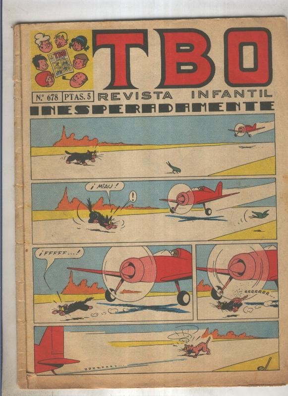 TBO numero 678: Inesperadamente (Coll), numerado 1 en trasera)