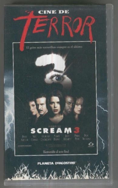 VHS Cine: SCREAM 3 (Cine de Terror)