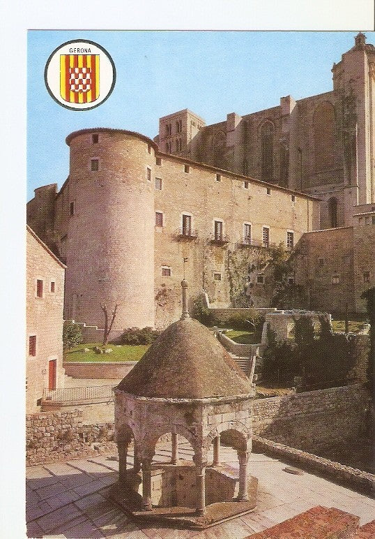Postal 021762 : Cupula Baños Arabes y Paseo arqueologico - Gerona