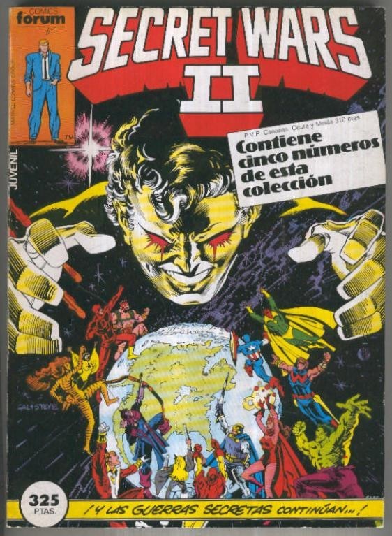 Secret Wars II retapado numero 021 al 025