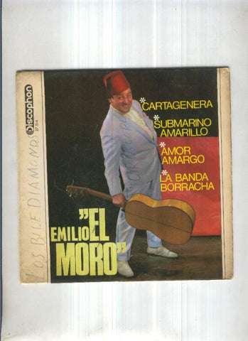 Funda Vinilo Single: EMILIO EL MORO - Cartagenera (Solo Funda)