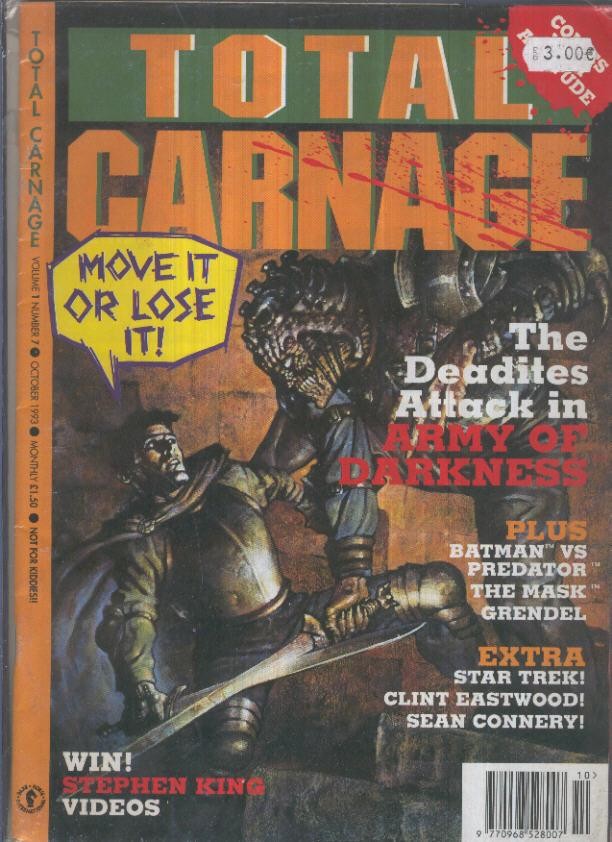 TOTAL CARNAGE, Vol. 01 Numero 07 (Dark Horse 1993)
