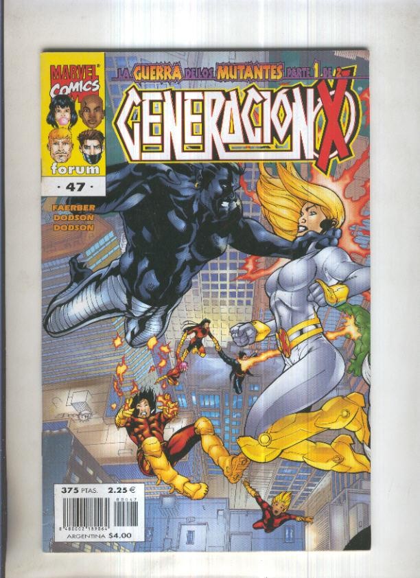 GENERACION-X, Vol.2 Numero 47: La Guerra de los Mutantes 1 (Forum)