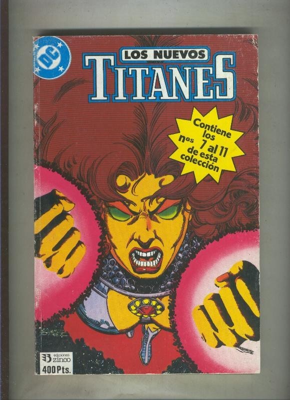 Nuevos Titanes volumen 2 retapado numero 07 al 11
