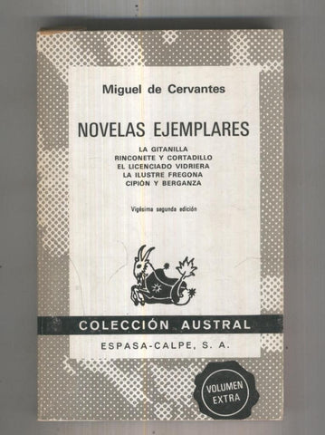 Austral numero 029: Novelas ejemplares: Gitanilla-Rinconete y Cortadillo 