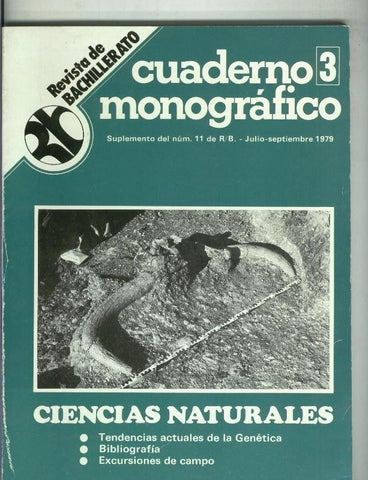 Revista de Bachillerato cuaderno monografico volumen 03: ciencias naturales