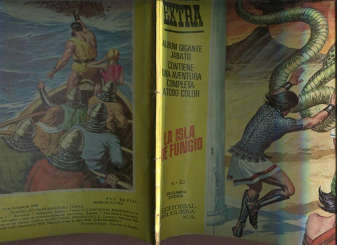 Jabato color album amarillo segunda epoca numero 32: La isla de Fungio