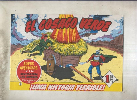 El Cosaco Verde facsimil de Ediciones B numero 005