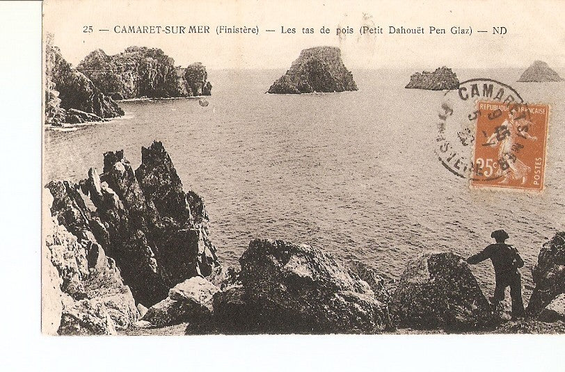 Postal 027050 : Camaret Sur Mer (Finistere) - Les tas de pois (Petit Dahouët Pen Glaz)