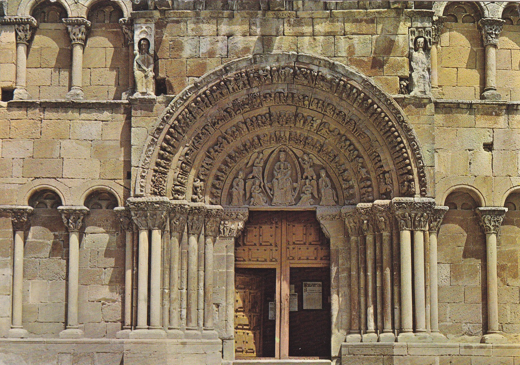 Postal 60715: Puerta romanica de Sto. Domingo. Soria
