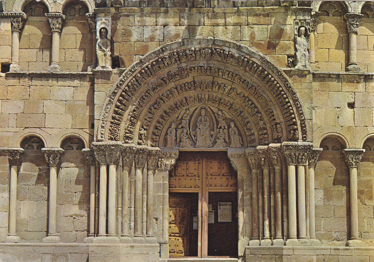 Postal 60715: Puerta romanica de Sto. Domingo. Soria