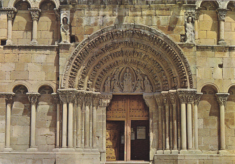 Postal 60715: Puerta romanica de Sto. Domingo. Soria