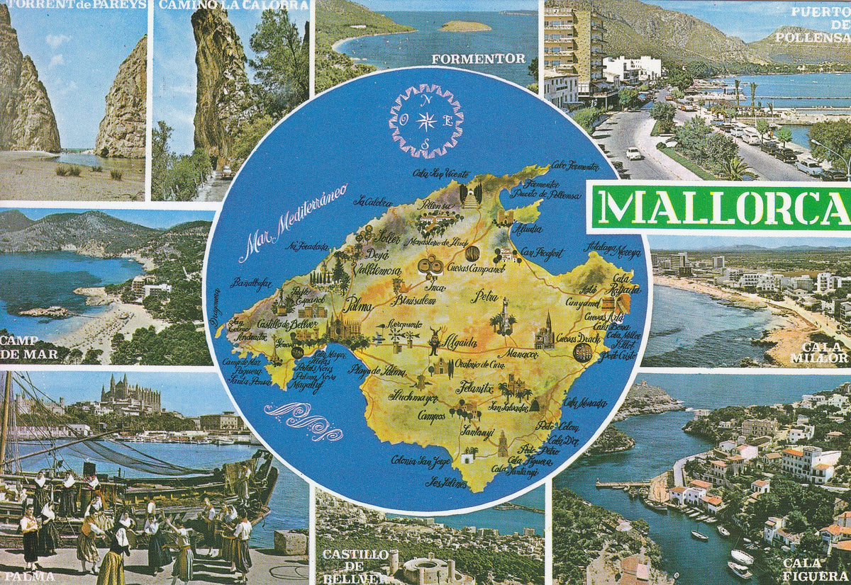 Postal 60740:  Varios motivos Mallorca