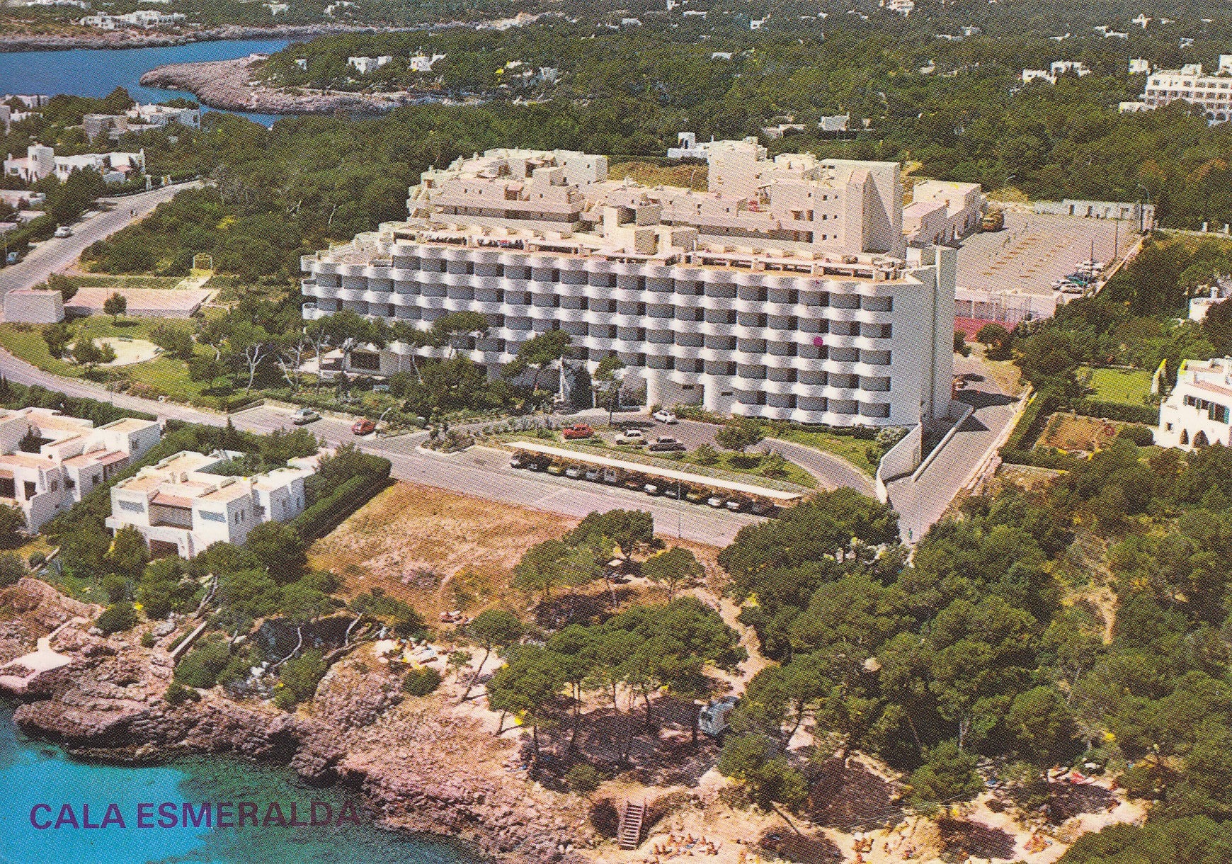 Postal 60756:  Cala Esmeralda (Cupon pegada en trasera)