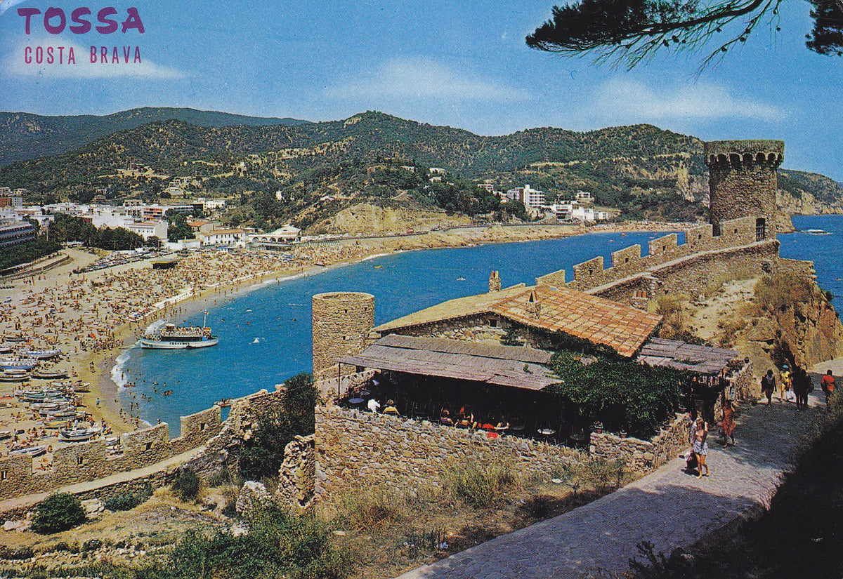 Postal 60759: Las Murallas y la Torre Tossa de Mar (Costa Brava)