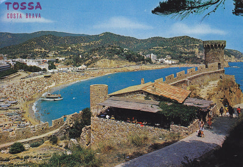 Postal 60759: Las Murallas y la Torre Tossa de Mar (Costa Brava)