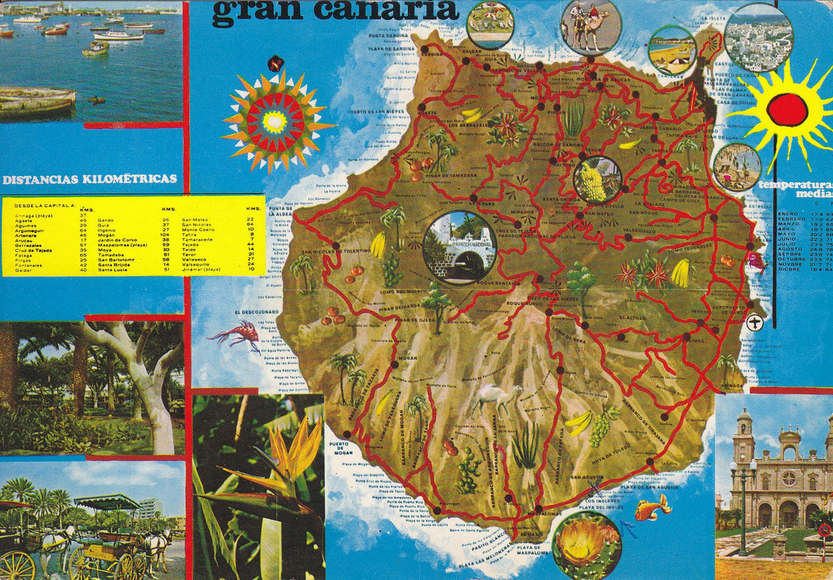 Postal 60776: Varios motivos (Gran Canaria)