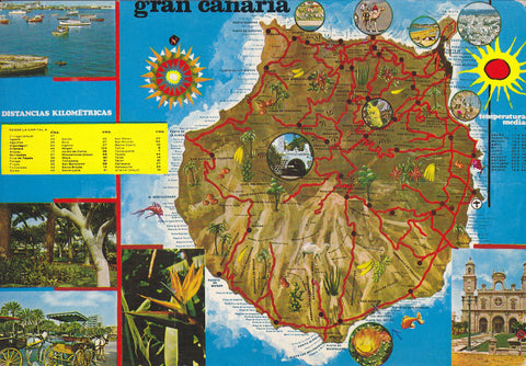 Postal 60776: Varios motivos (Gran Canaria)