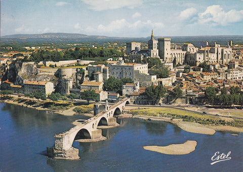 Postal 60782: Las ruinas del puente San Benezet (Aviñon)