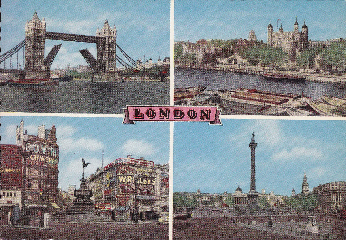 Postal 60785: Varias vistas (Londres)
