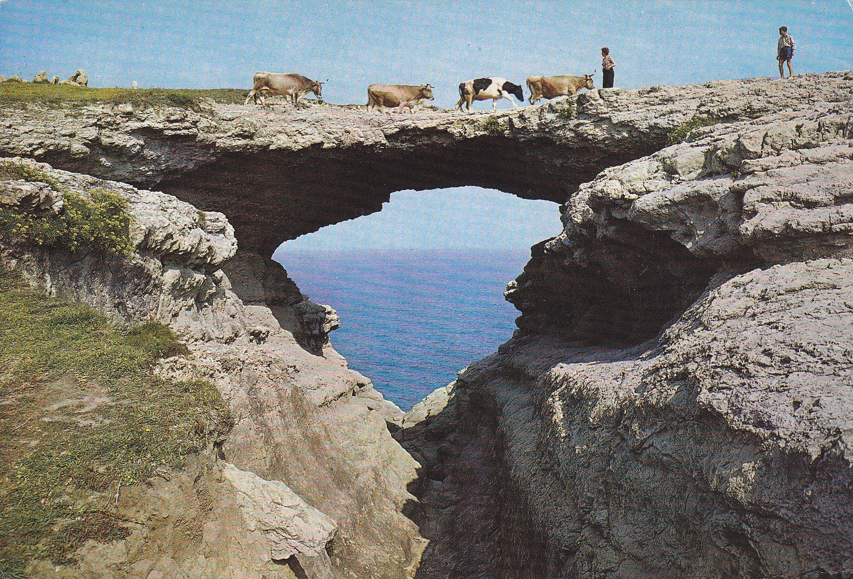 Postal 60834: Puente del diablo. Santander