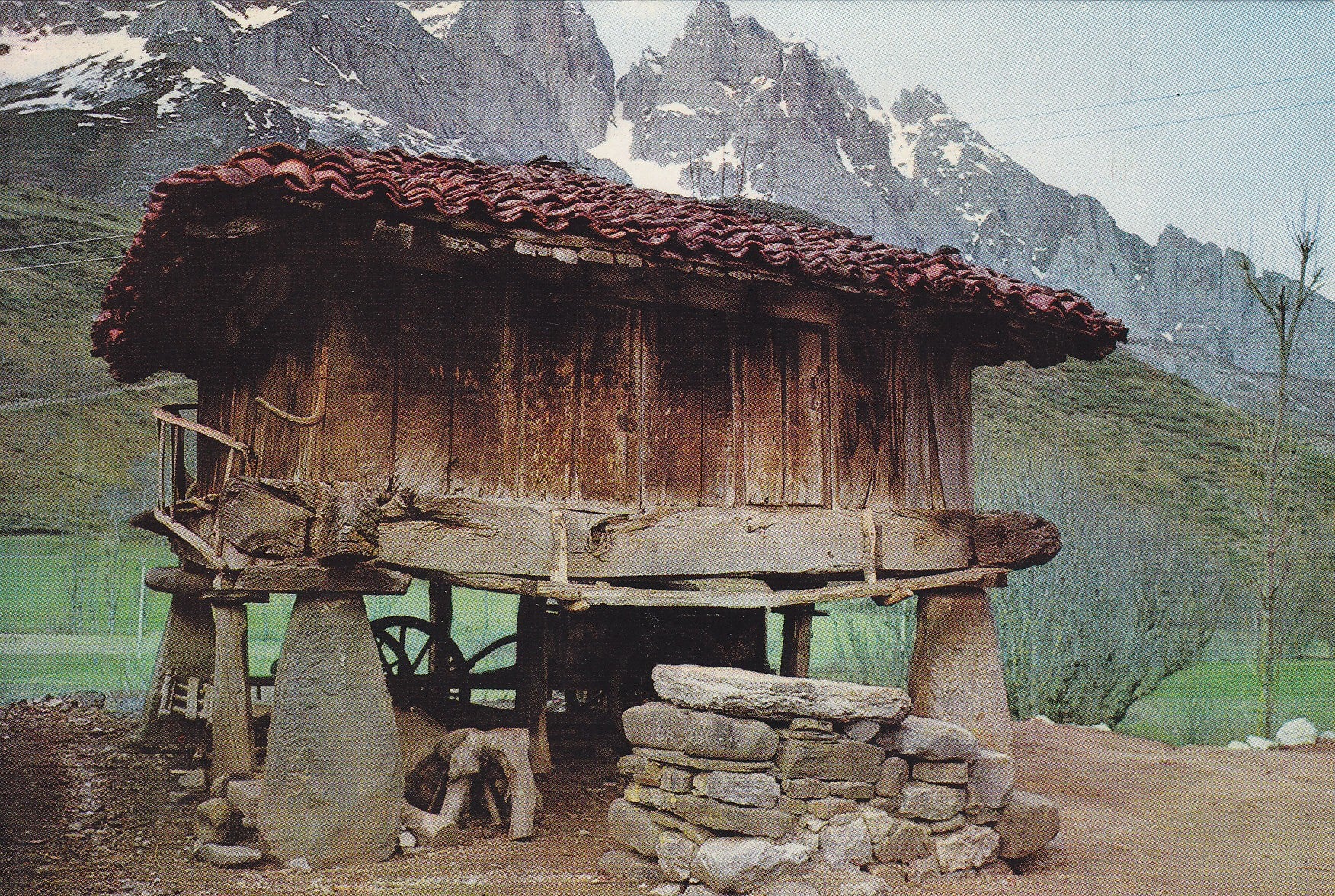 Postal 60839: Horreo tipicp. Asturias 